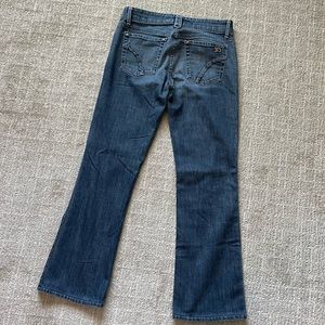 Joe’s Jeans, Bootcut, Stretch, Casual, Faded Wash, Pocket Design, USA made, 27